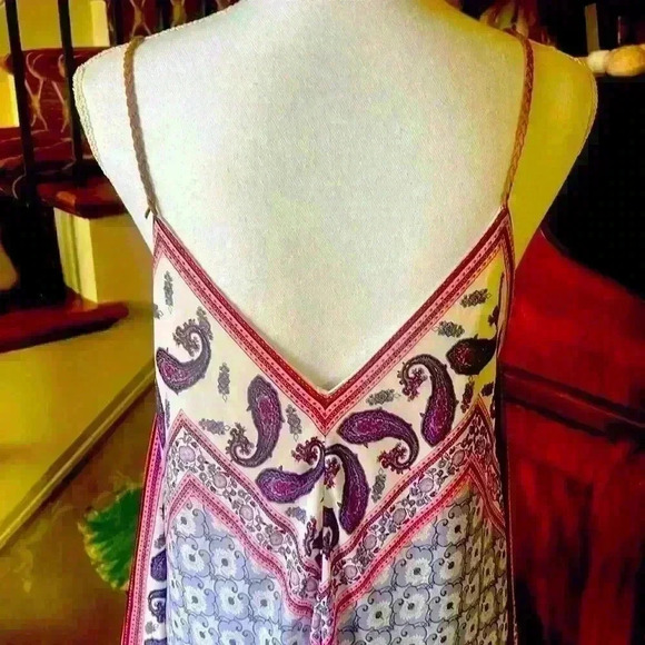 JOLT  sleeves scarf style sundress XL. Fully lined.  Paisley print. Exc cond - Picture 14 of 16